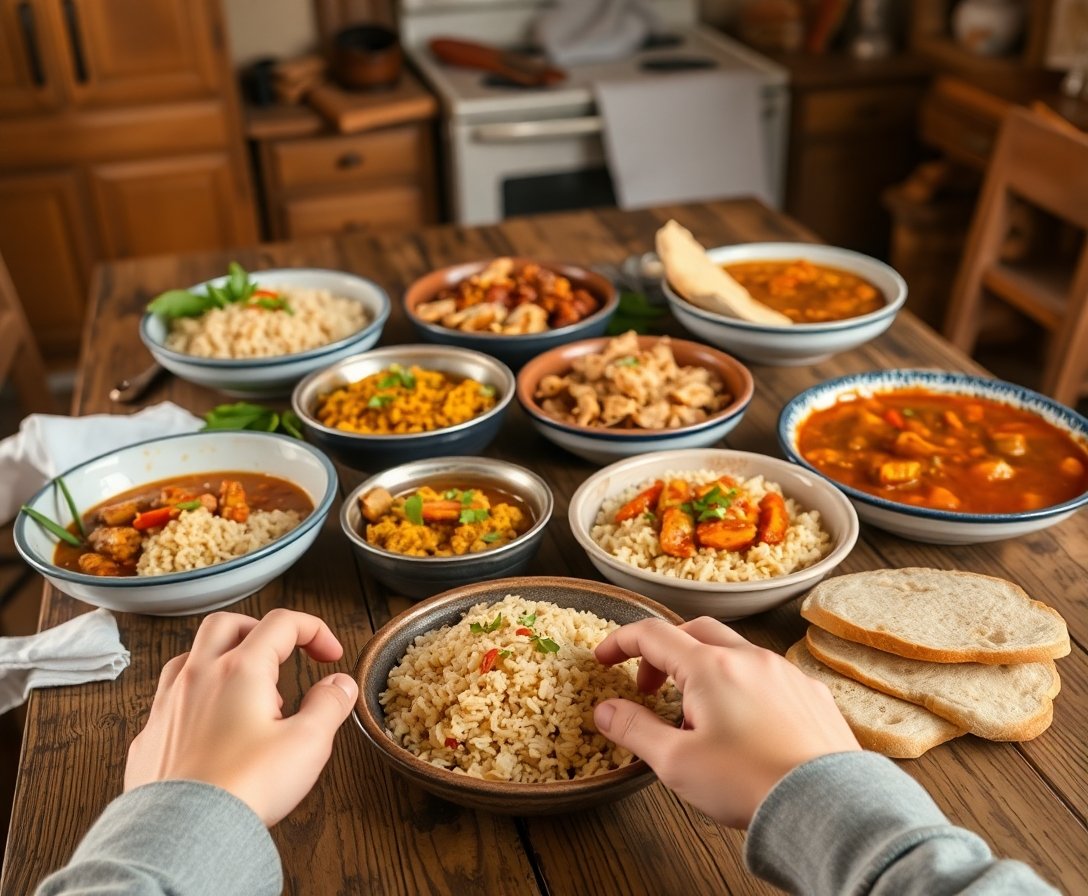 Rüyada Analı Kızlı Yemek